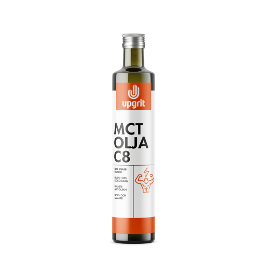 C8 MCT-olja, 500 ml - Upgrit