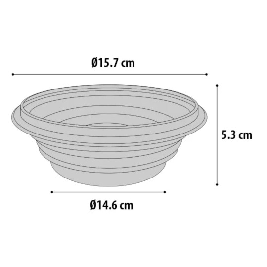 Hopvikbara skålar - 500 ml