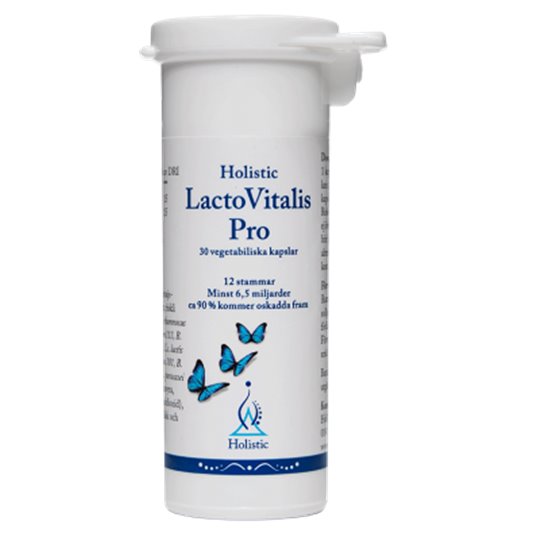 LactoVitalis Pro, Synbiotika 30 kapslar, 12 bakteriestammar