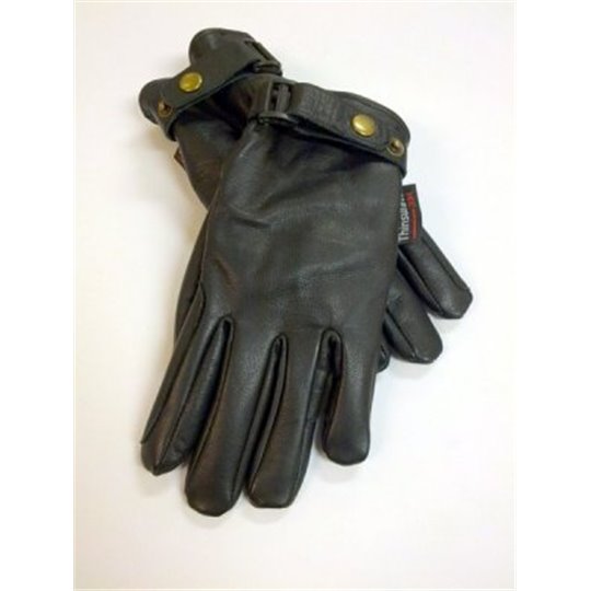 Fodrad DAM handske i kalvskinn (XS)