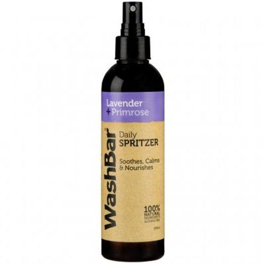 WashBar Daily Spritzer, Lavender + Primrose 250 ml
