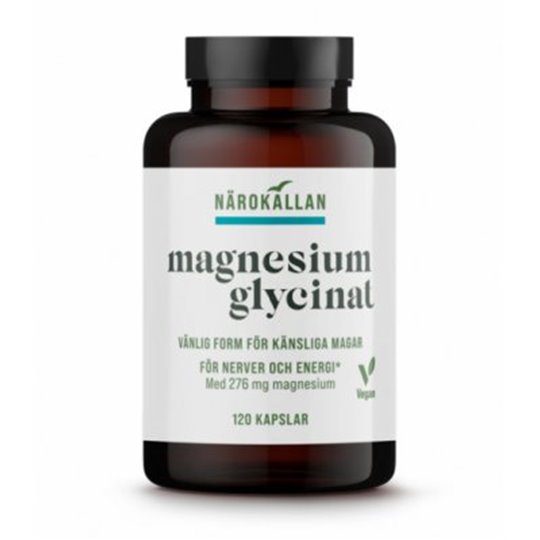 Närokällan Magnesiumglycinat 275mg 120 kapslar