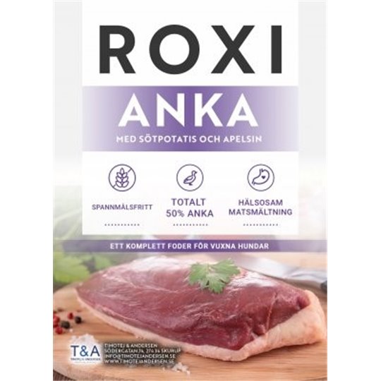 ROXI - Anka, sötpotatis och apelsin Vuxenfoder