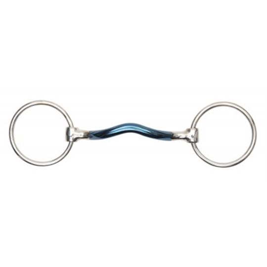 Blue Sweet Iron Loose Ring With Mullen