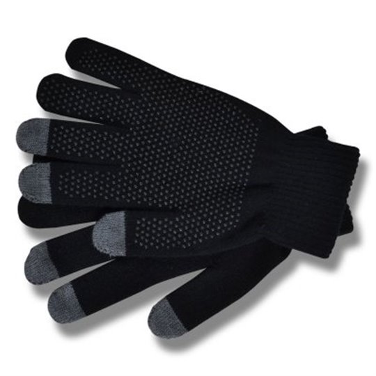 Magic Gloves Touch Screen vuxen svart